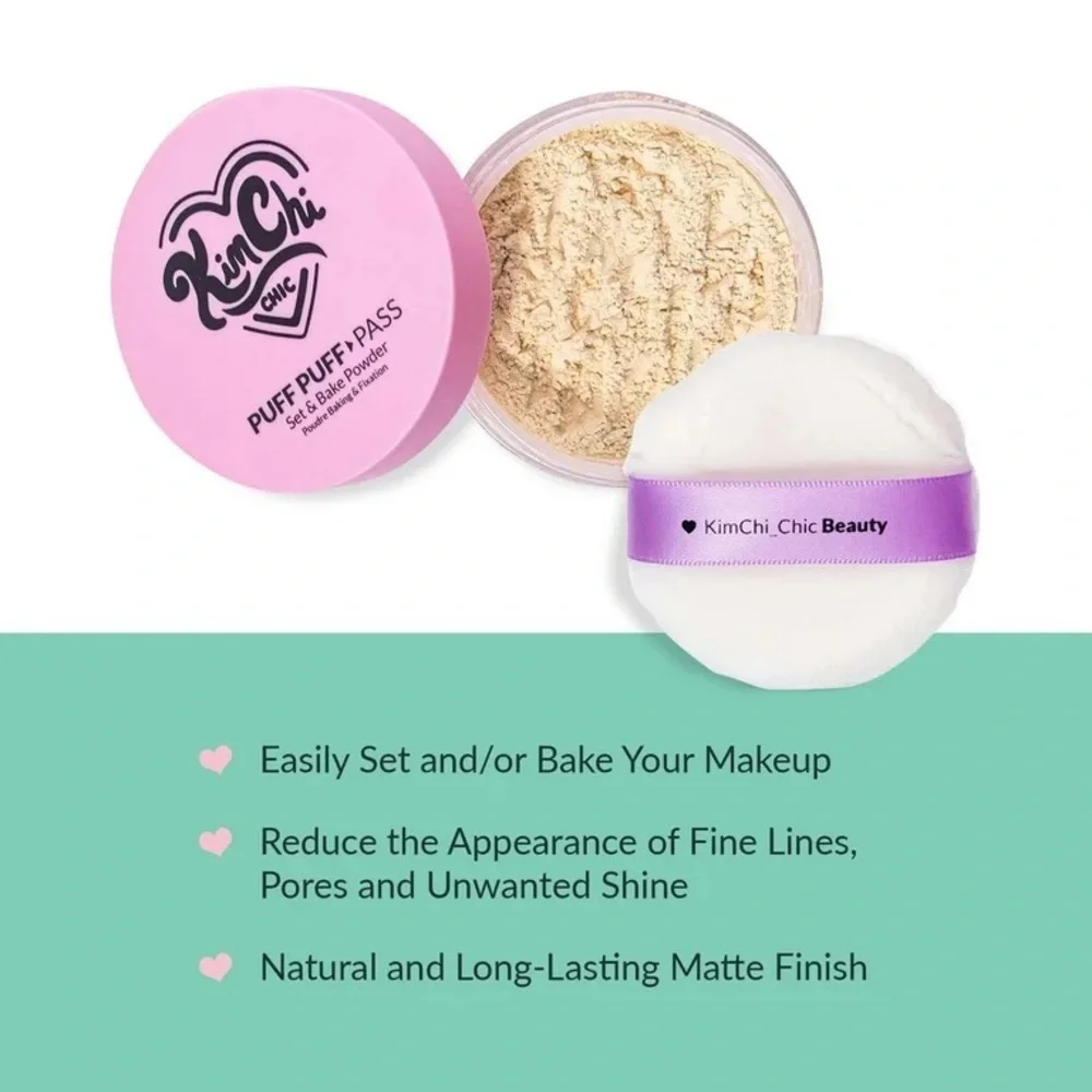 KIMCHI CHIC BEAUTY Puff Puff Pass Set & Bake Powder